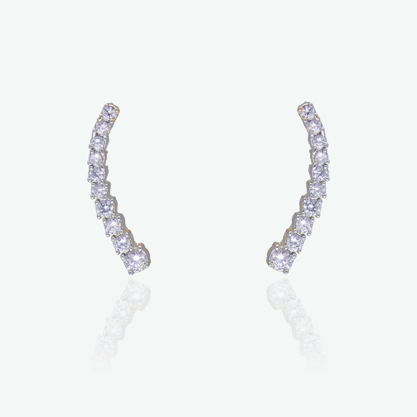 Arc of Light Tennis Ear Climbers