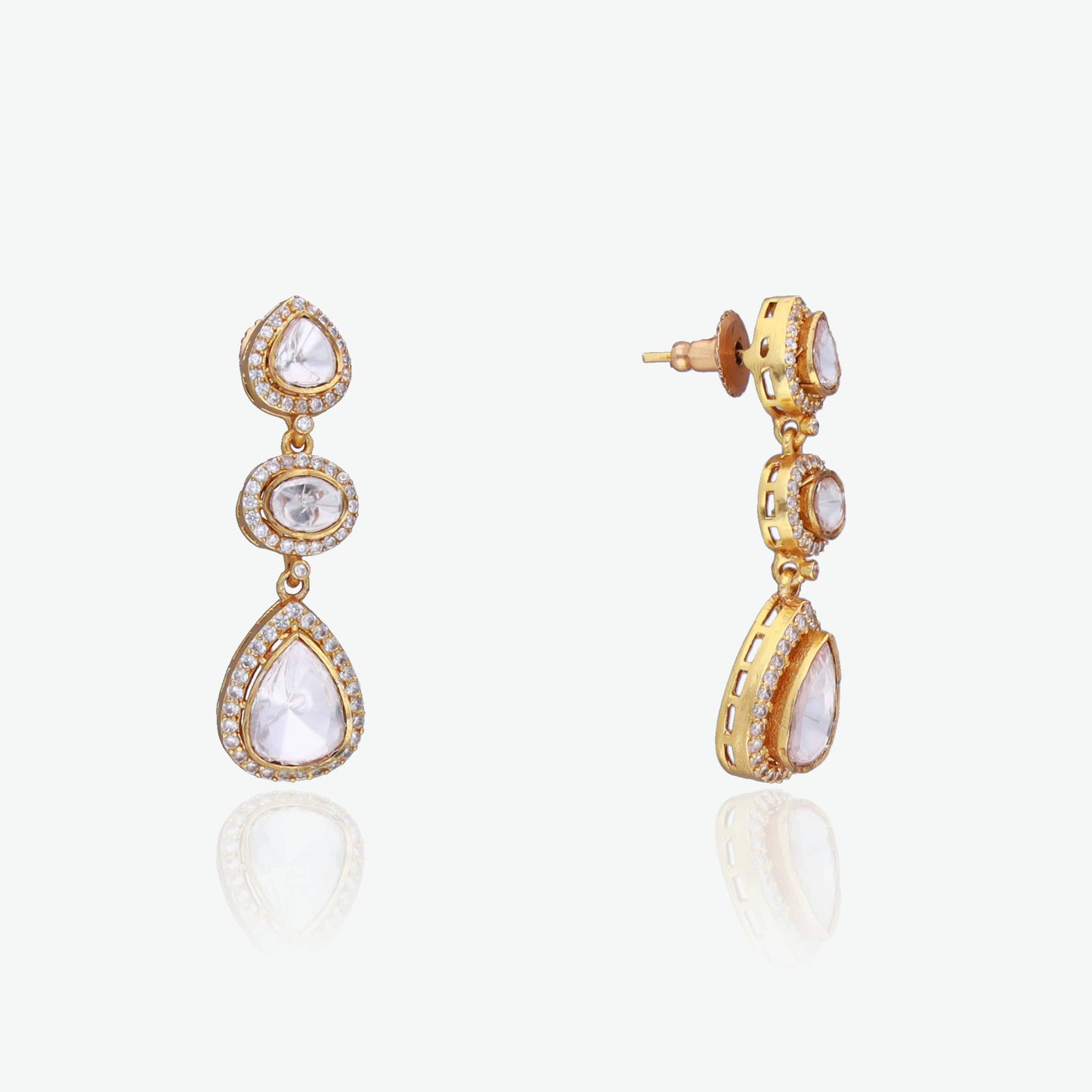 Stunning Moissanite Danglers