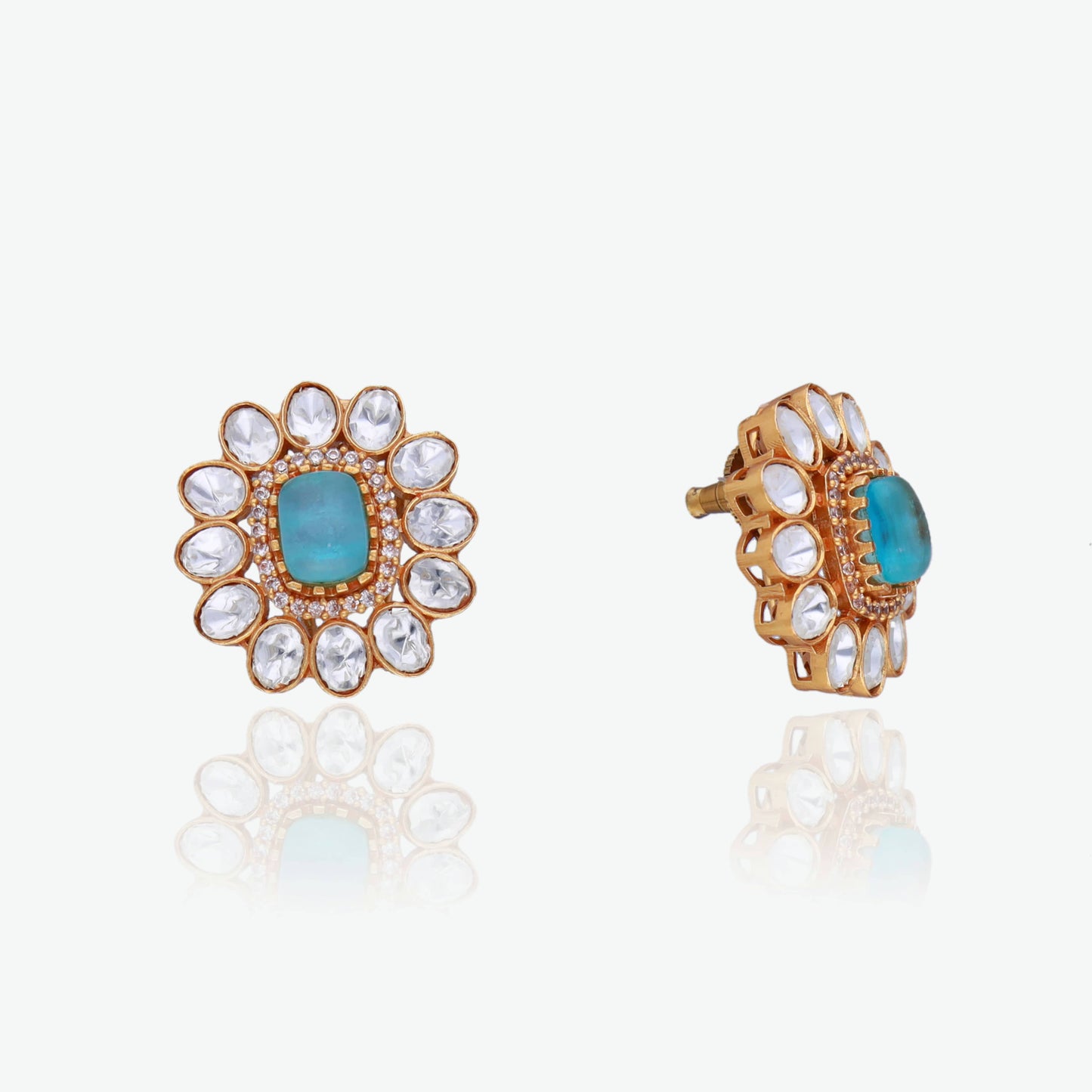 Blue Stone Necklace Set