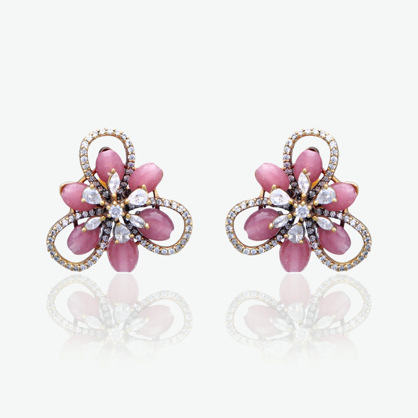 Elegant Floral Pendant Set