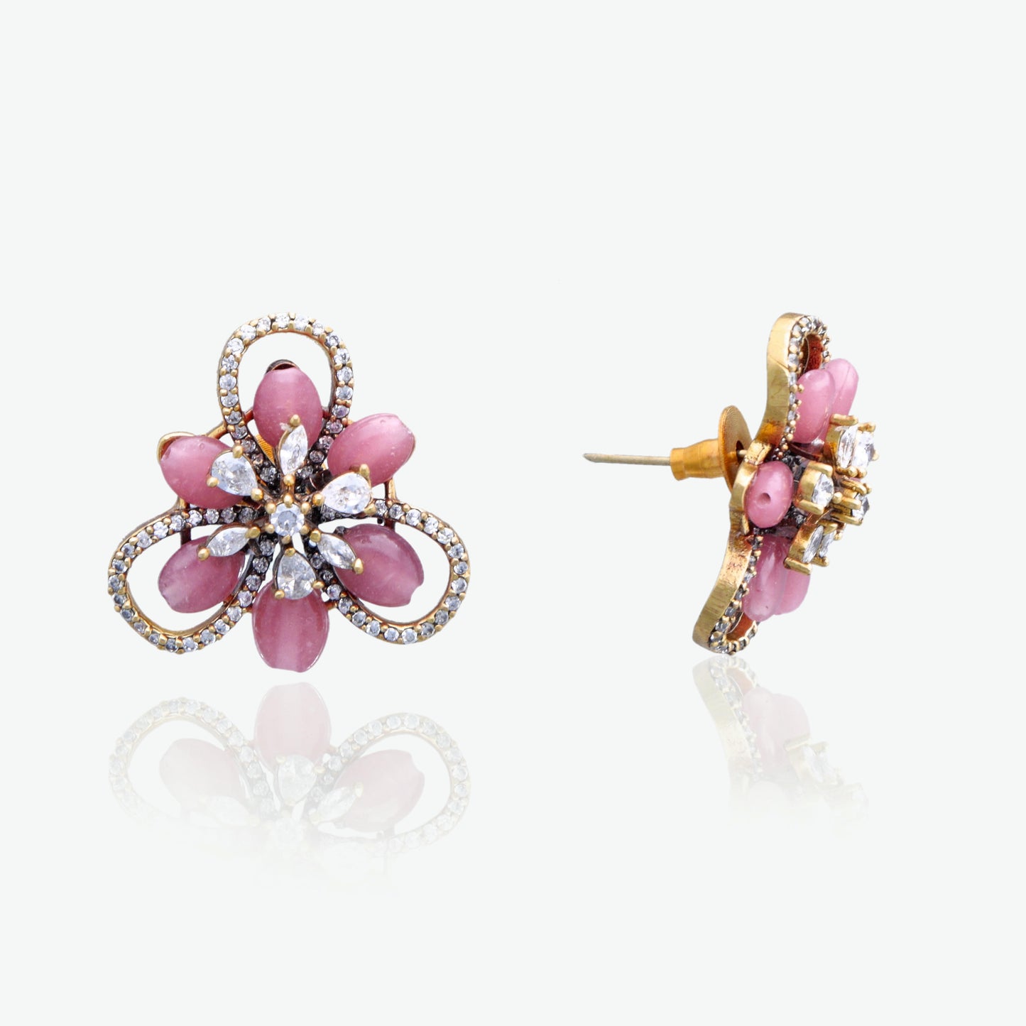 Elegant Floral Pendant Set