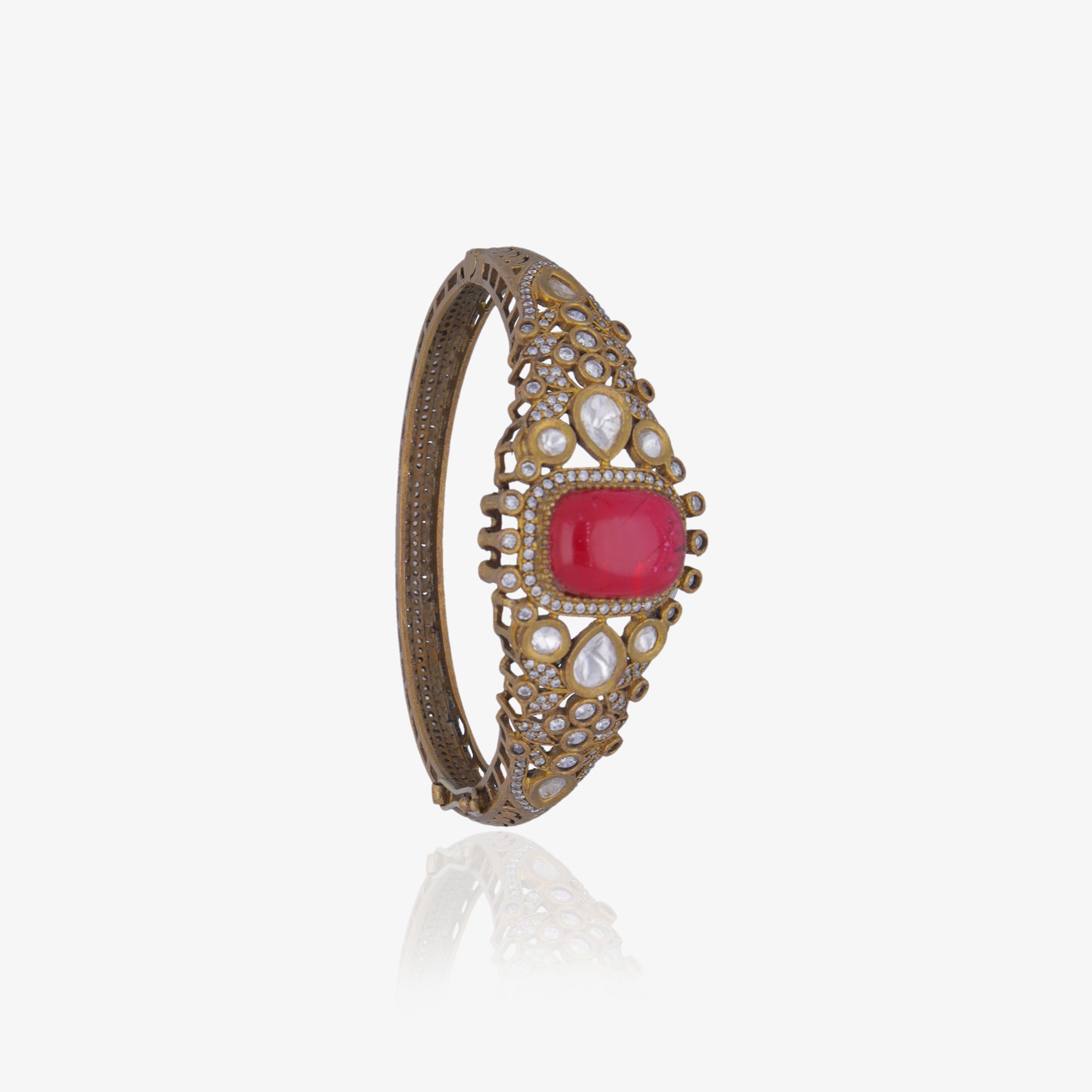 Vintage Ruby Royalty Bangle