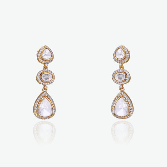 Stunning Moissanite Danglers