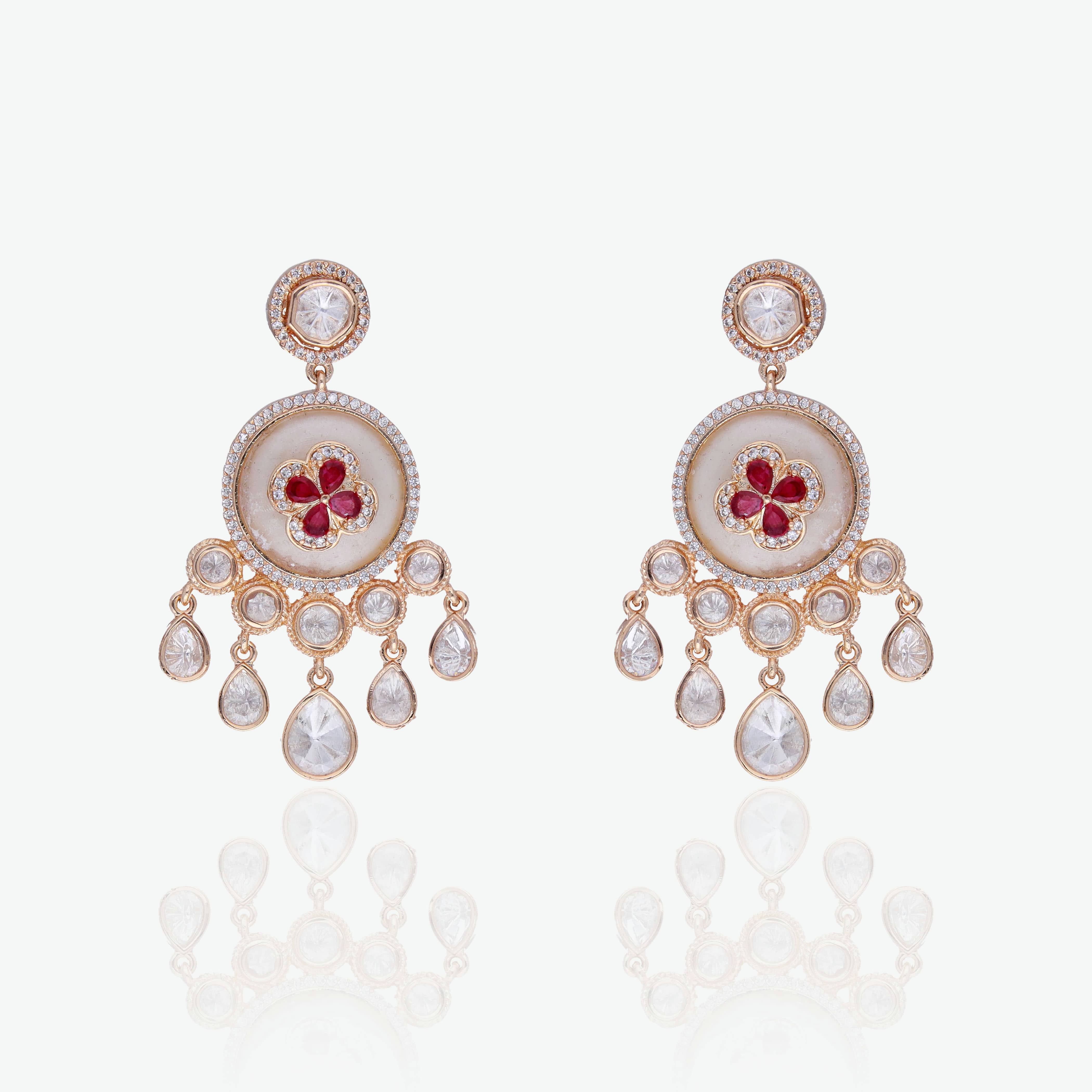 Moissanite Statement Earrings
