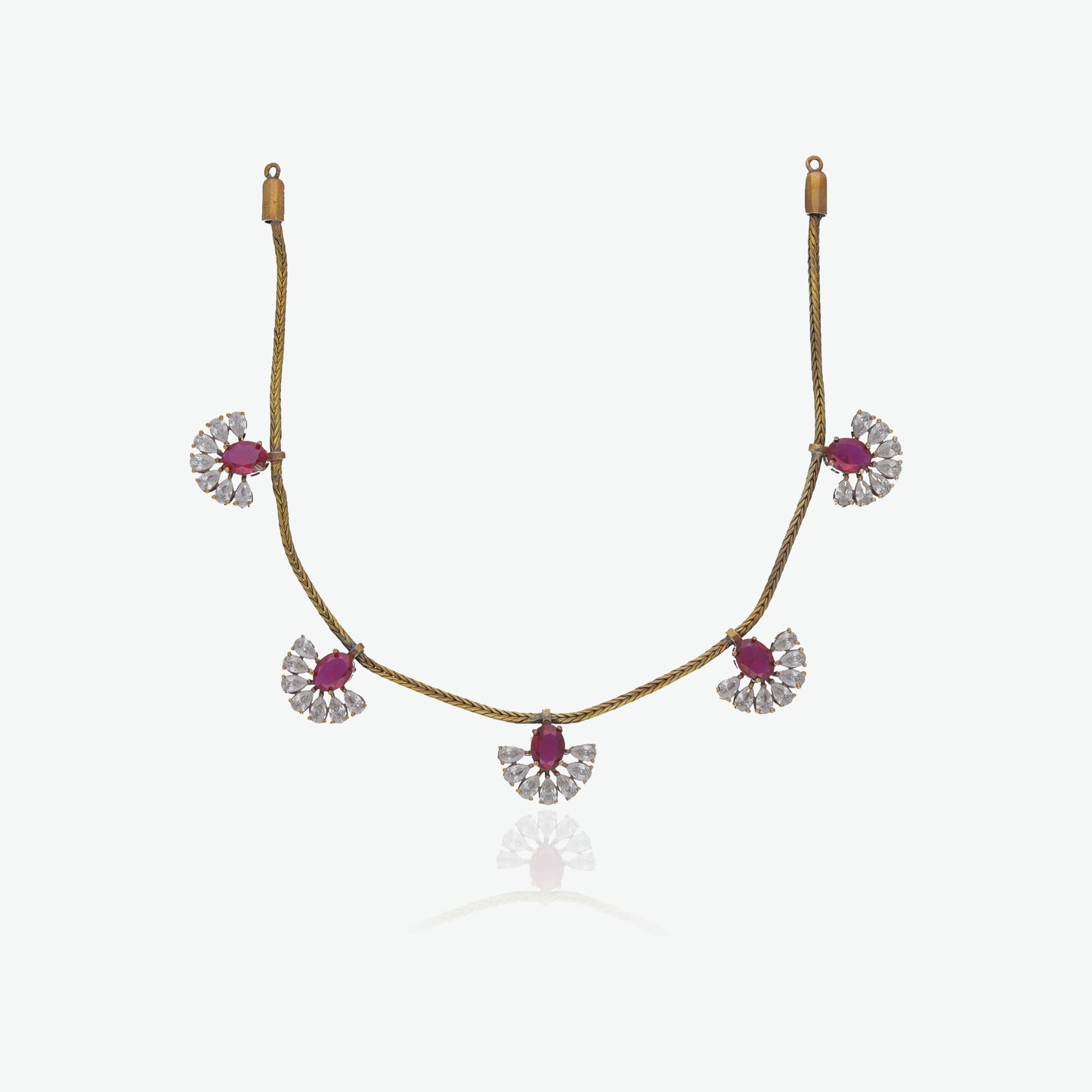 Sunburst Style Necklace Set