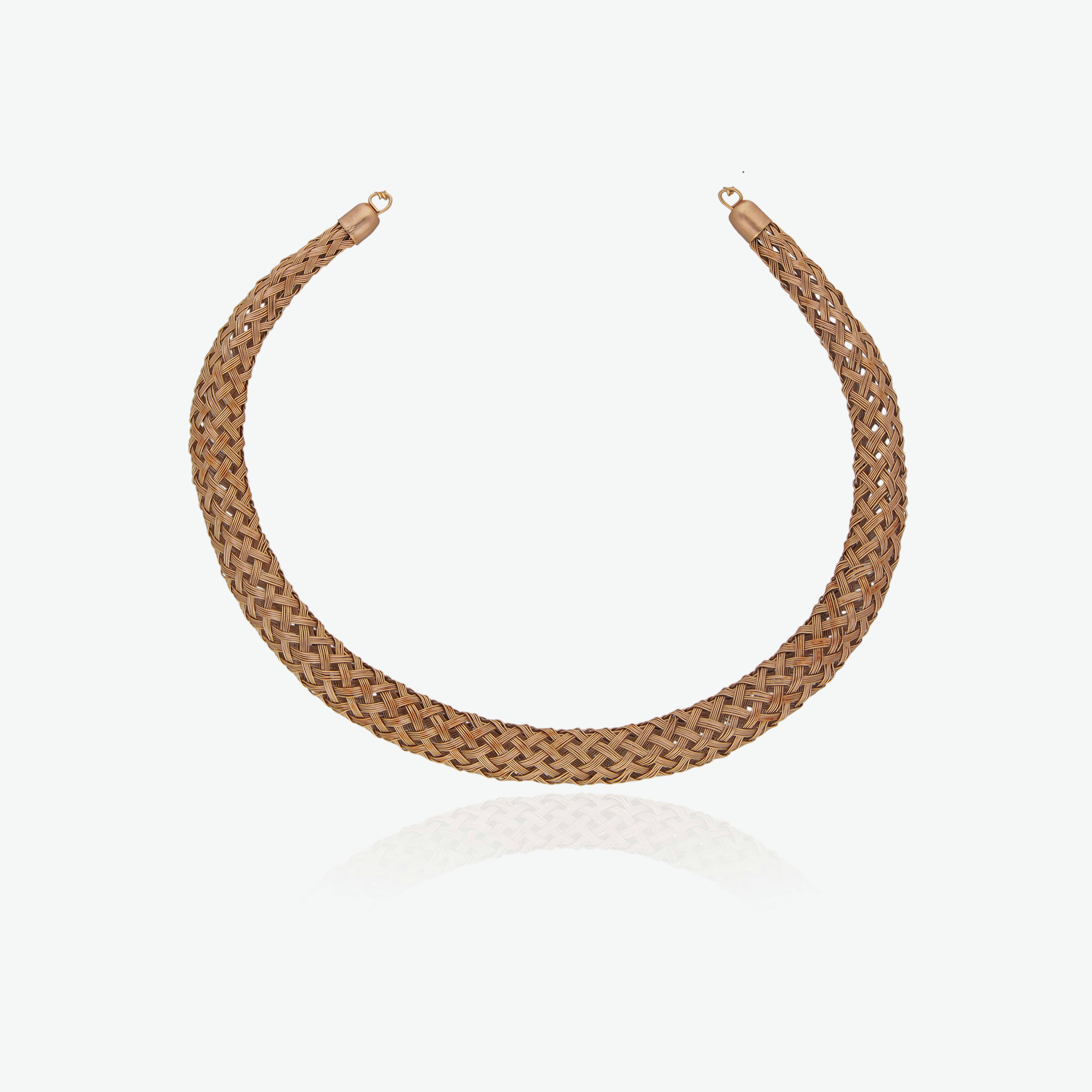 Antique Woven Necklace Set