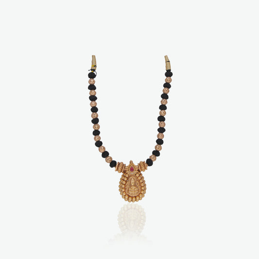 Antique Gold Lakshmi Necklace Set