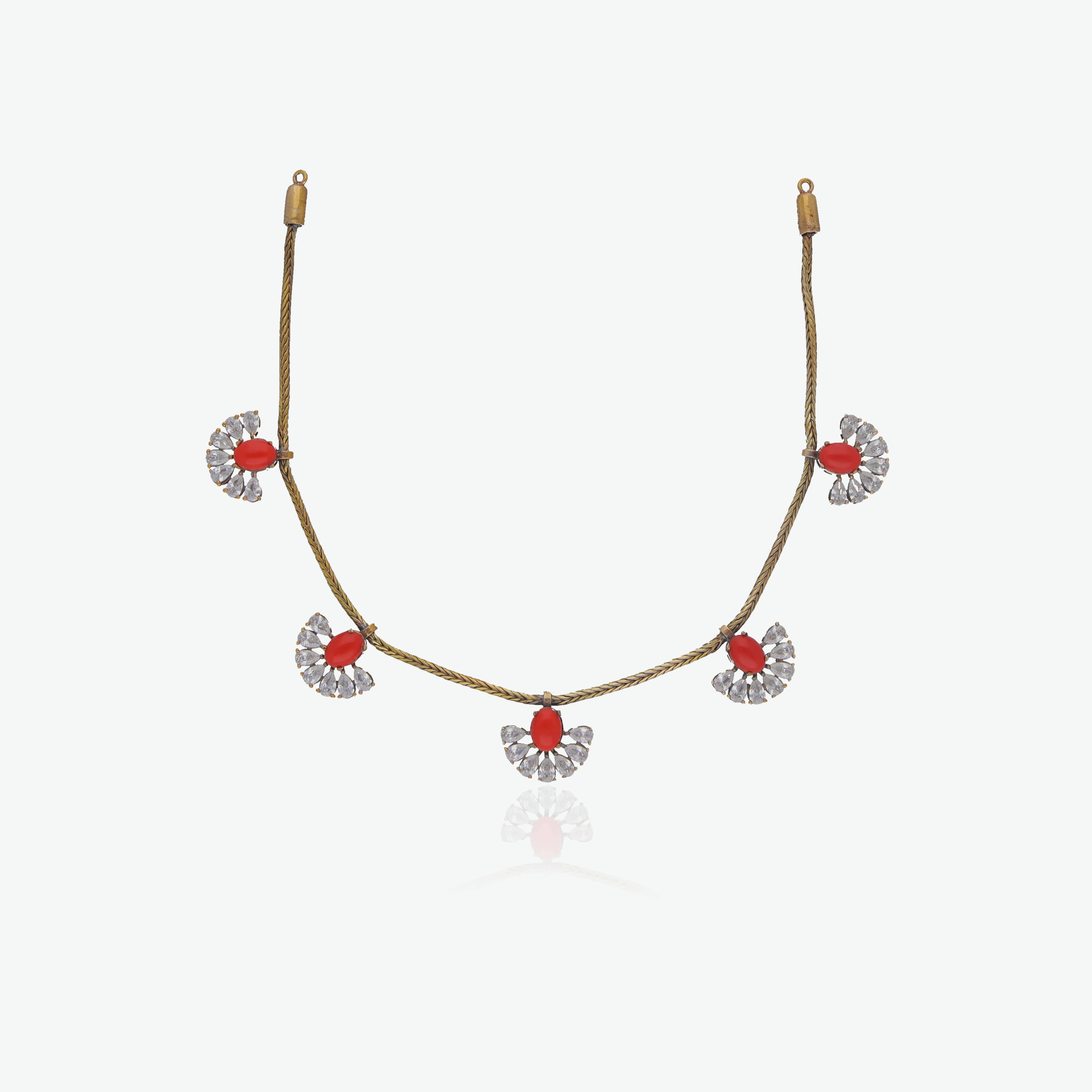 Sunburst Style Necklace Set