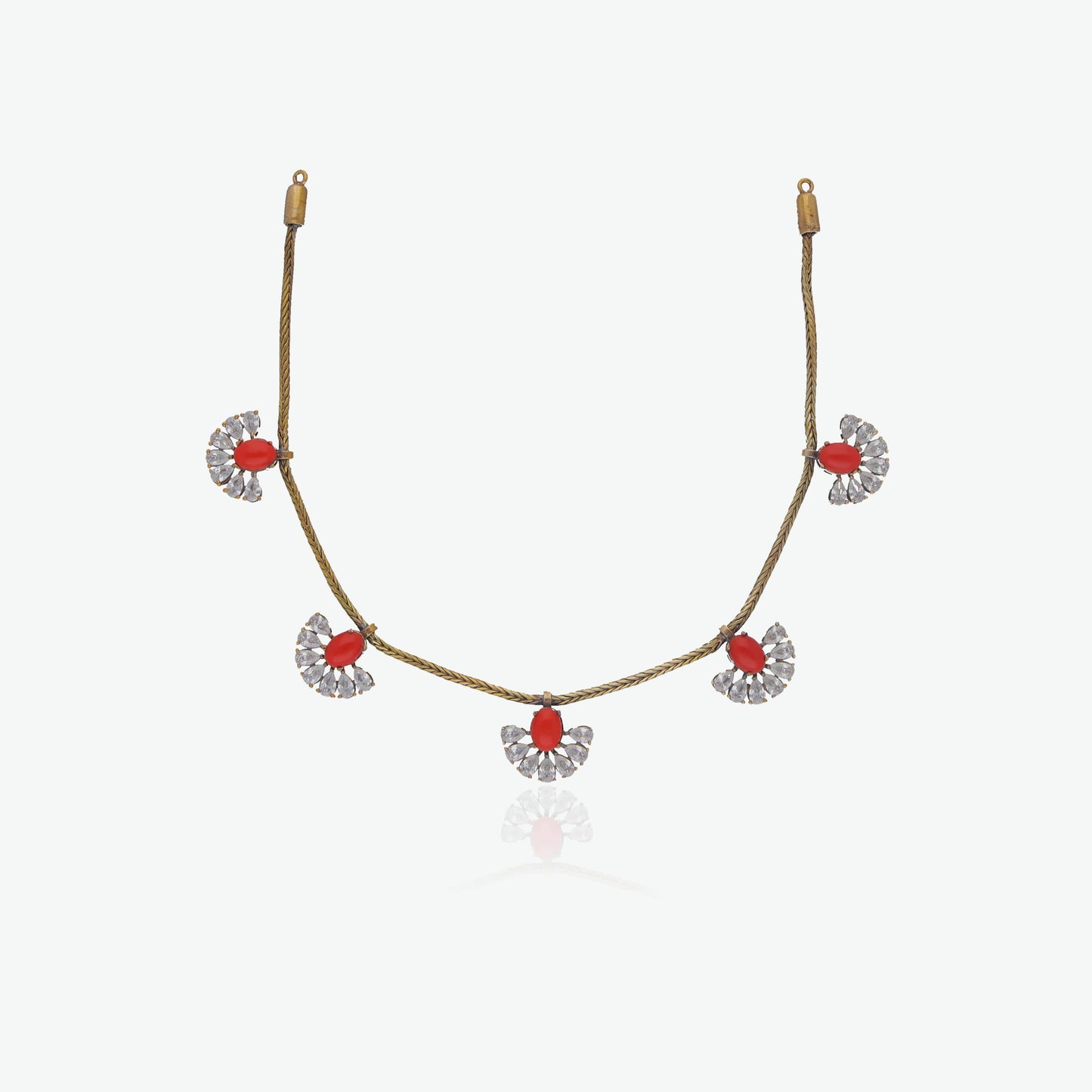 Sunburst Style Necklace Set