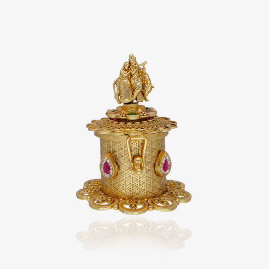 Radha Krishna Kumkum Box