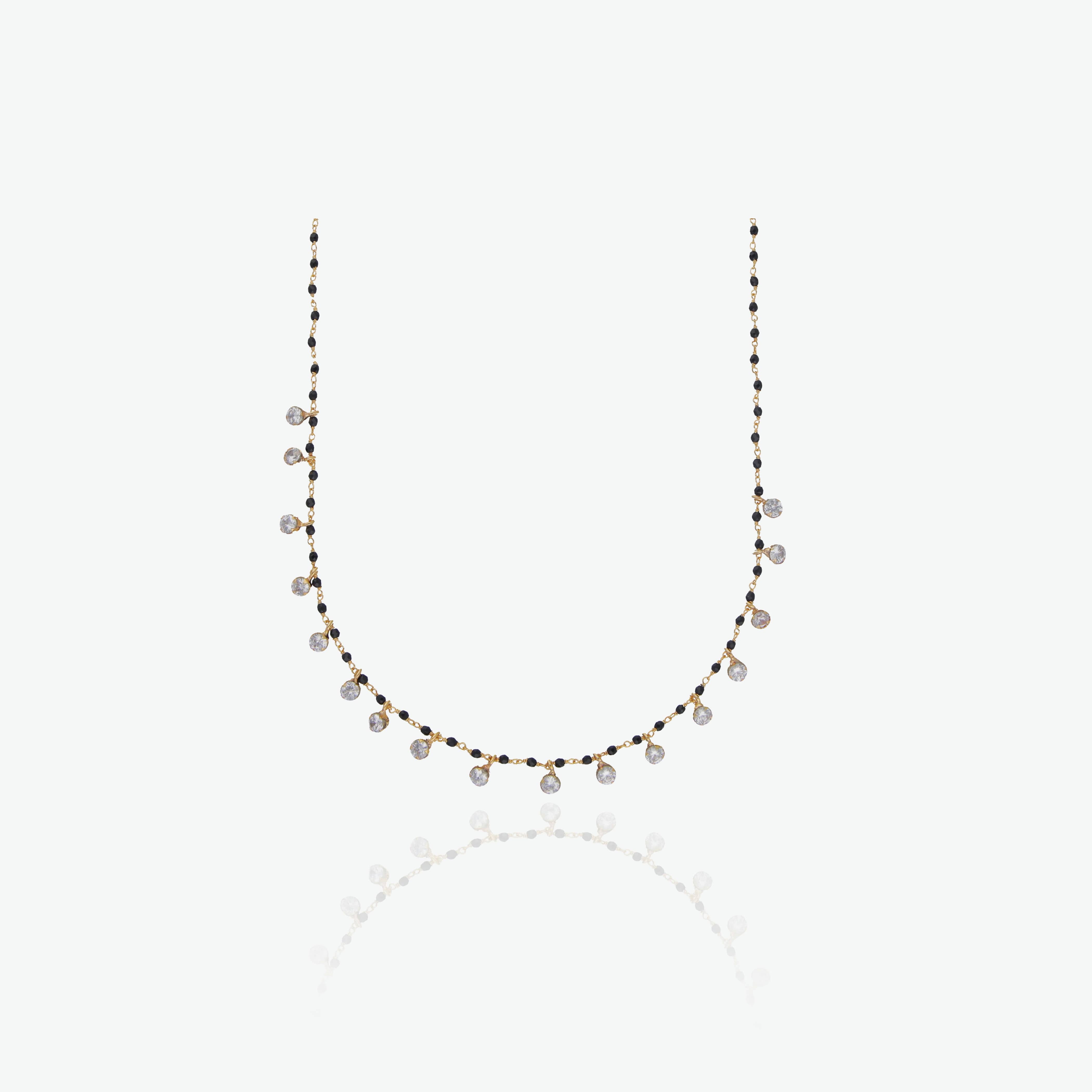 Mangalsutra with Swarovski Crystals