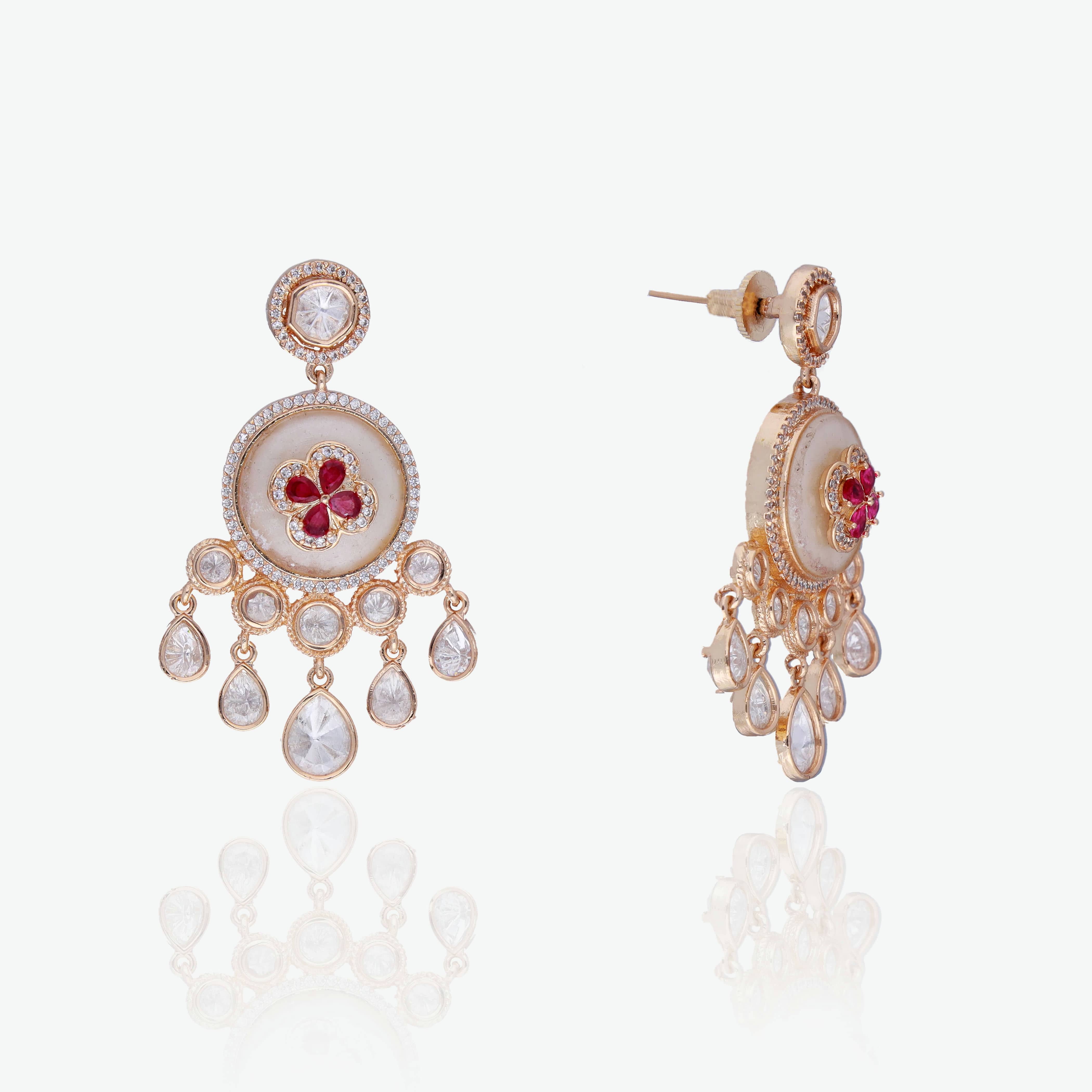 Moissanite Statement Earrings