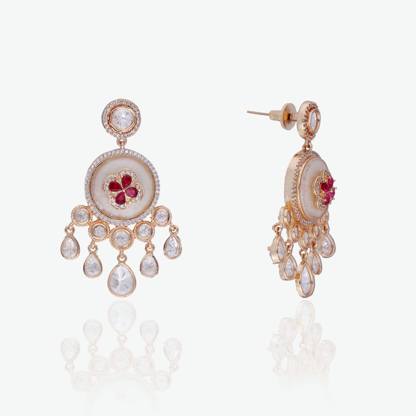 Moissanite Statement Earrings