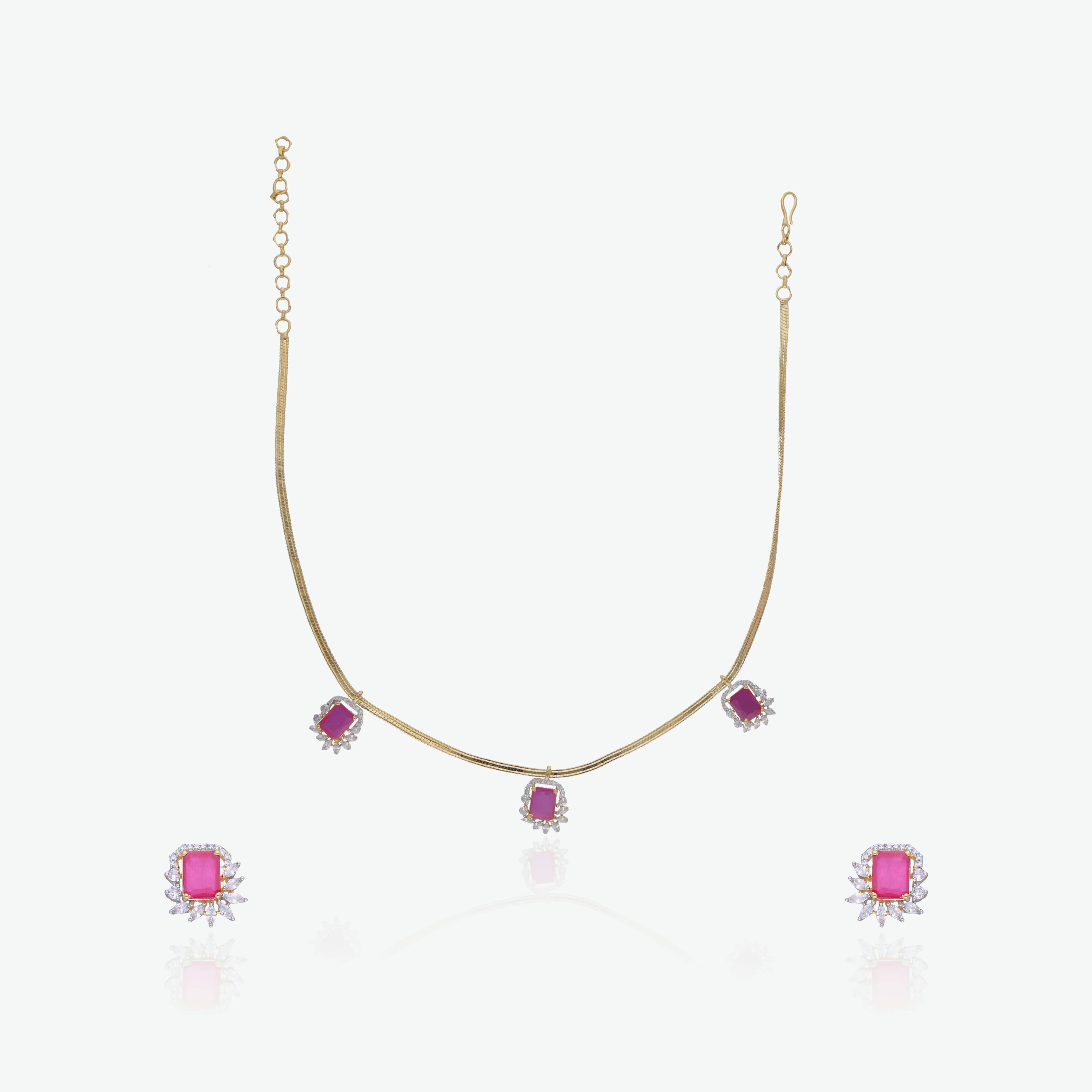Radiant Chain Necklace Set