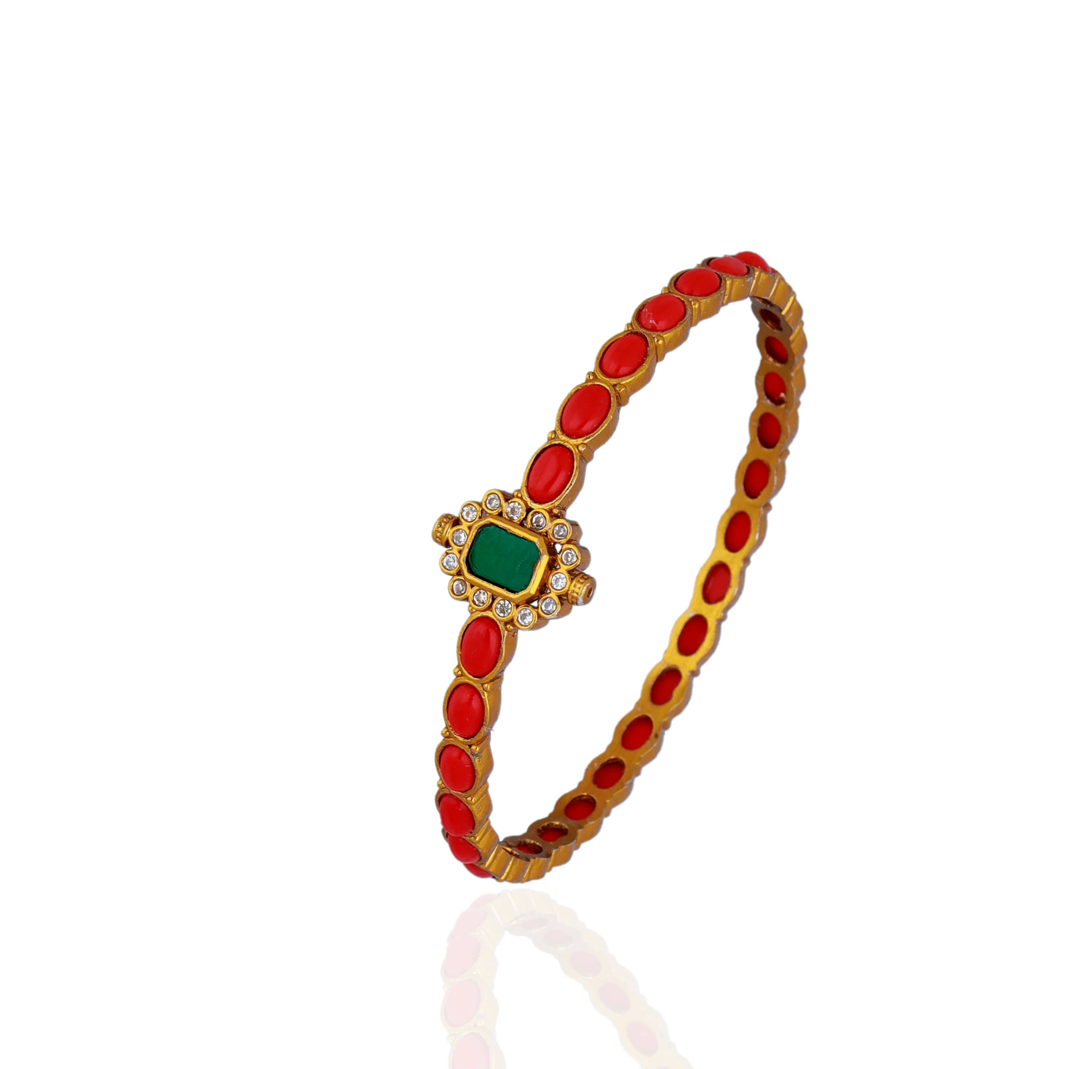 Coral & Emerald Kadas