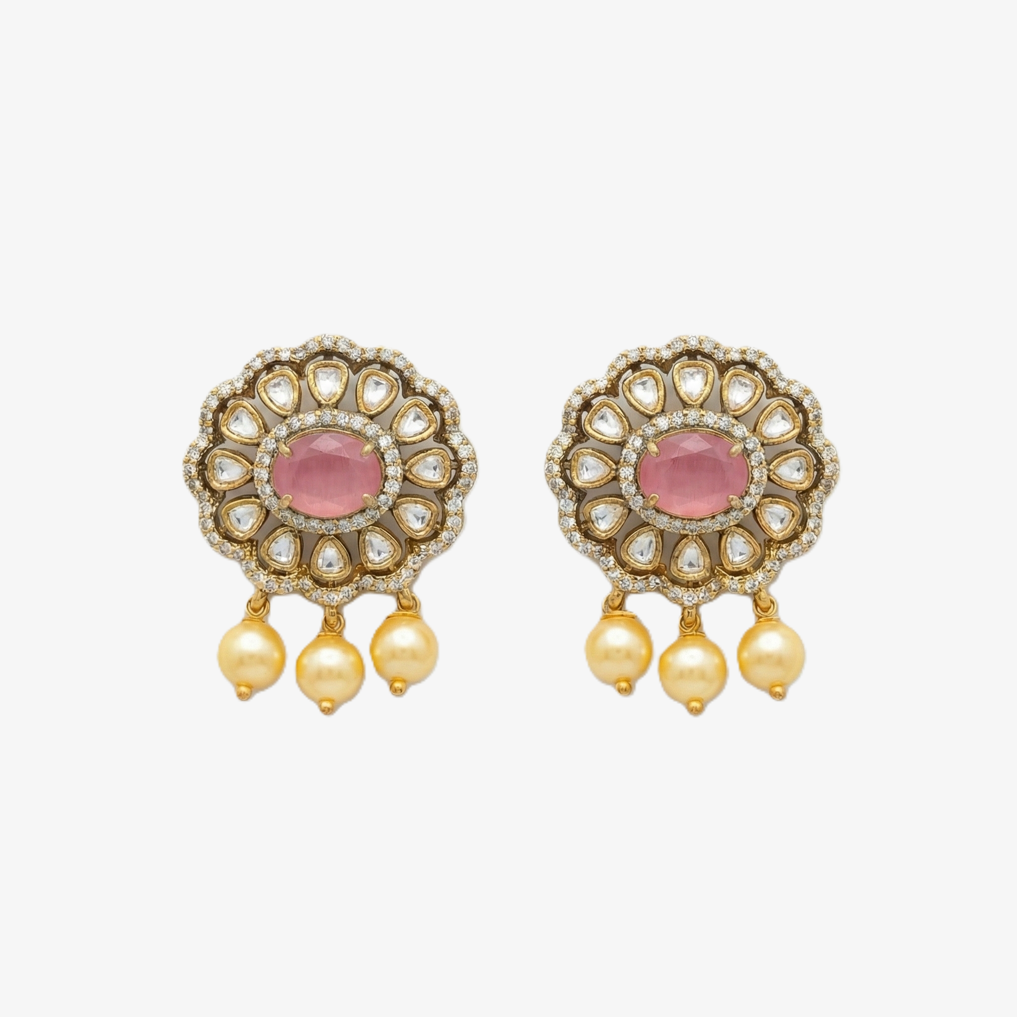 Blush Polki Pastel Maharani Set