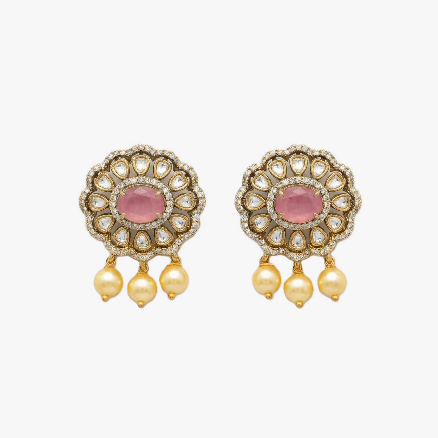 Blush Polki Pastel Maharani Set