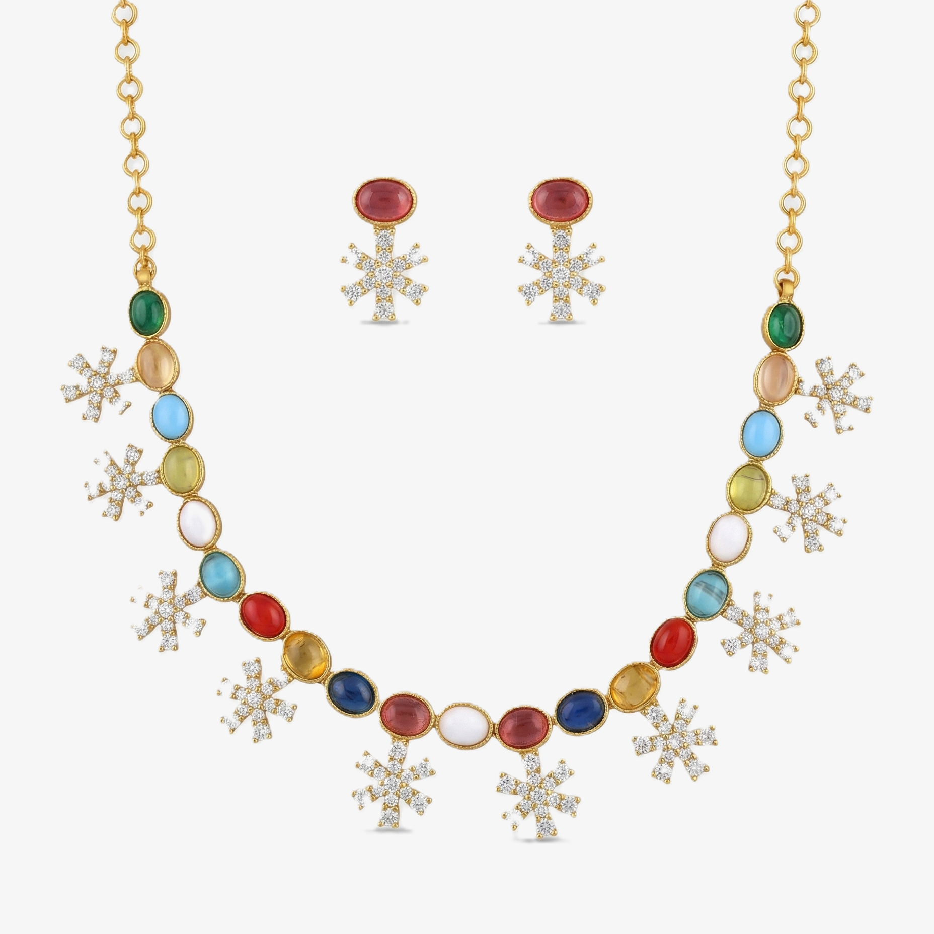 Playful Navratna Starburst Set