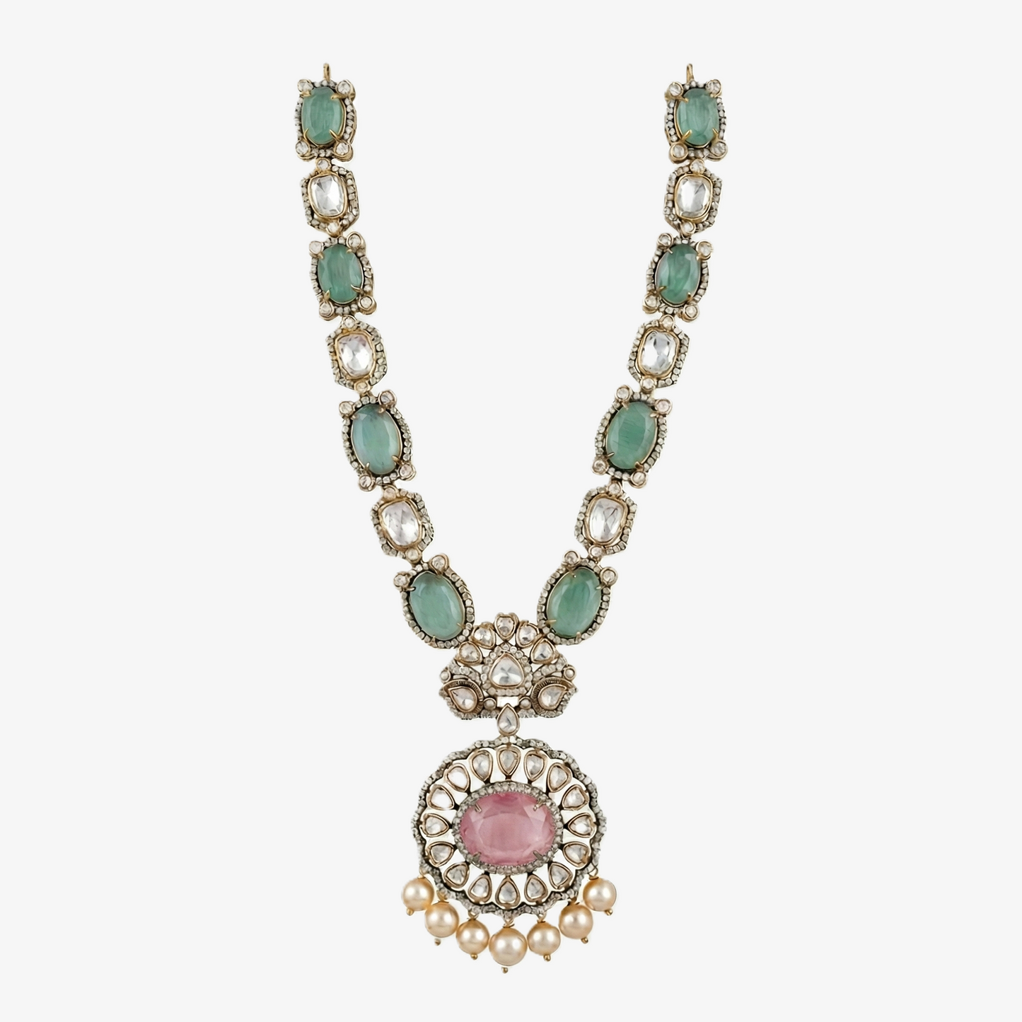 Blush Polki Pastel Maharani Set