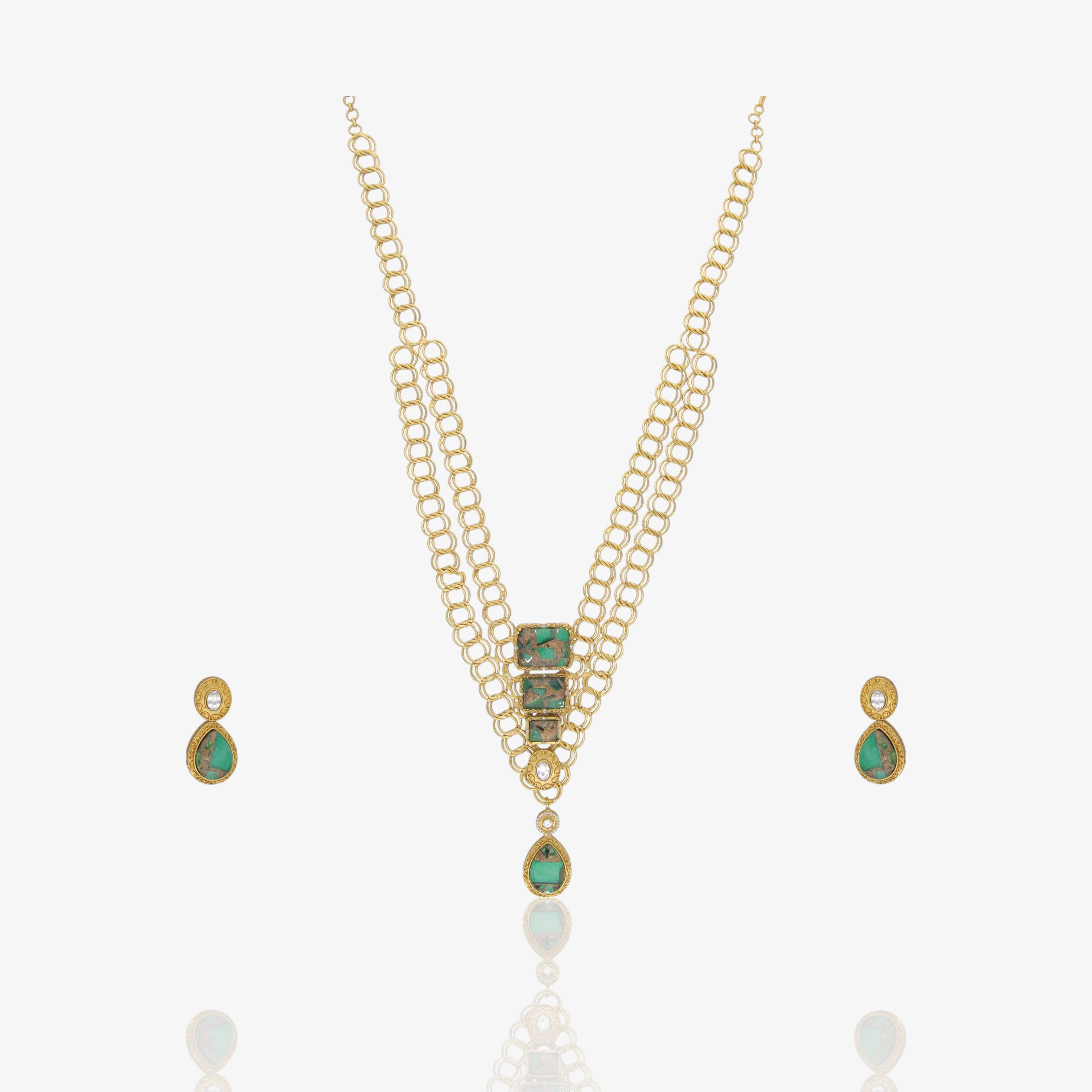 Layered Chain Necklace Set