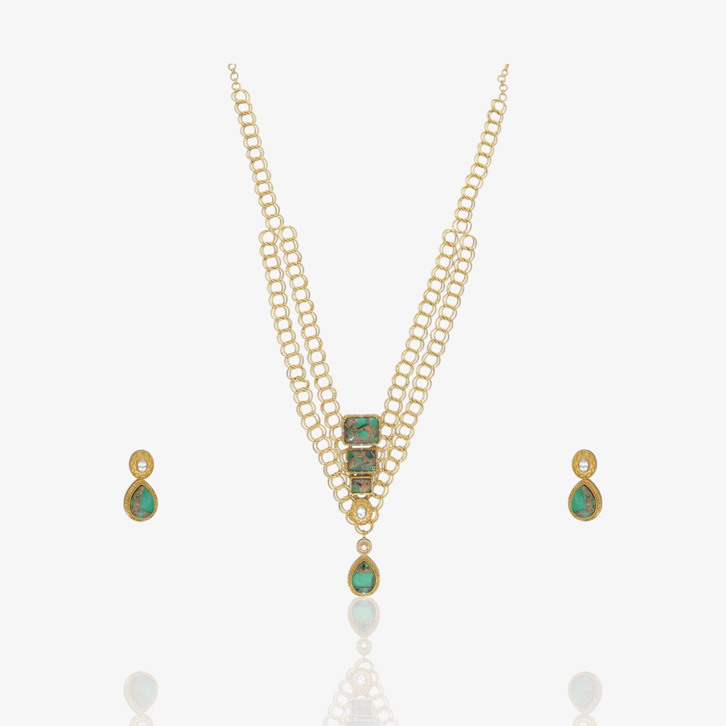 Layered Chain Necklace Set