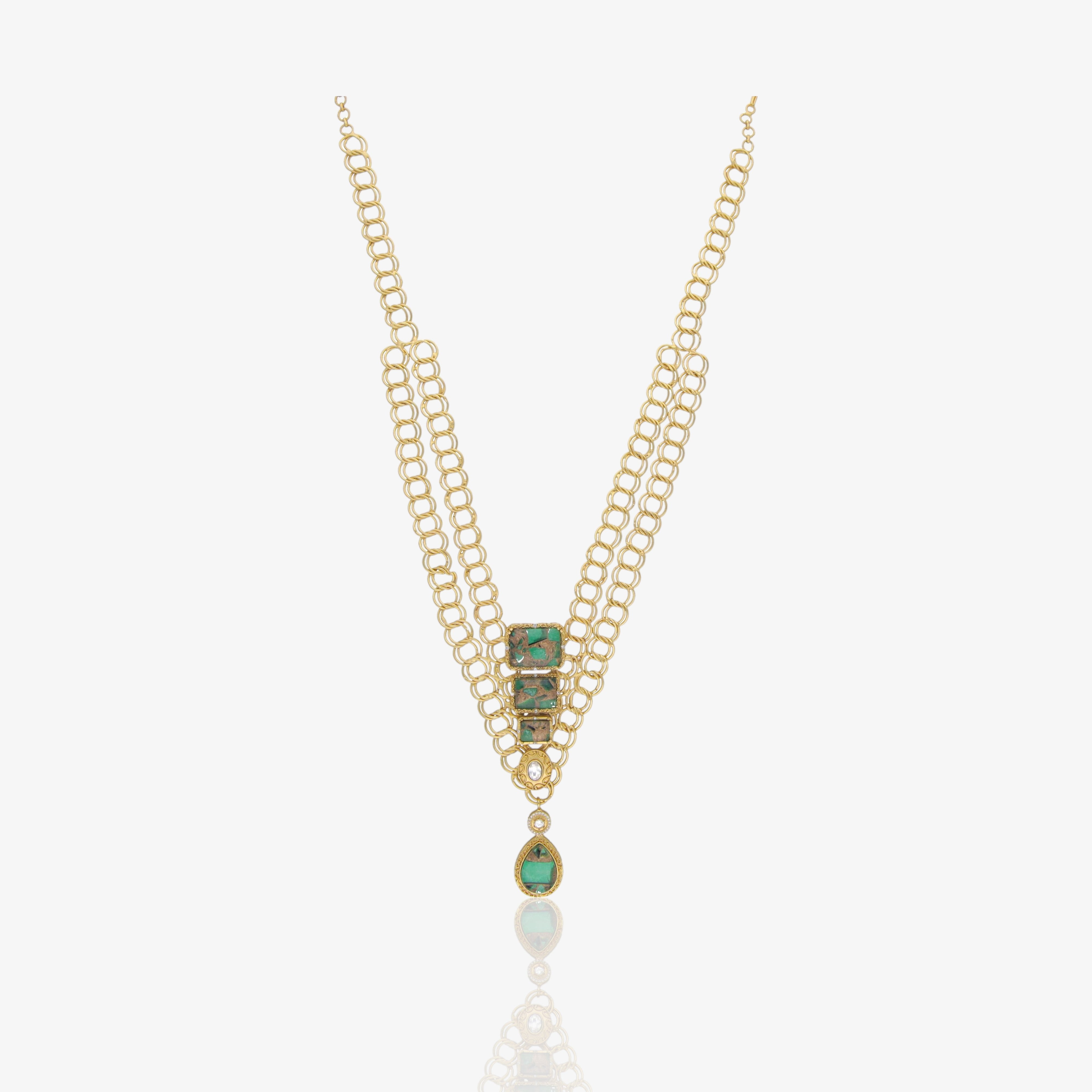 Layered Chain Necklace Set