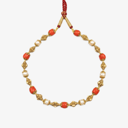 Coral Pearl Heritage Mala