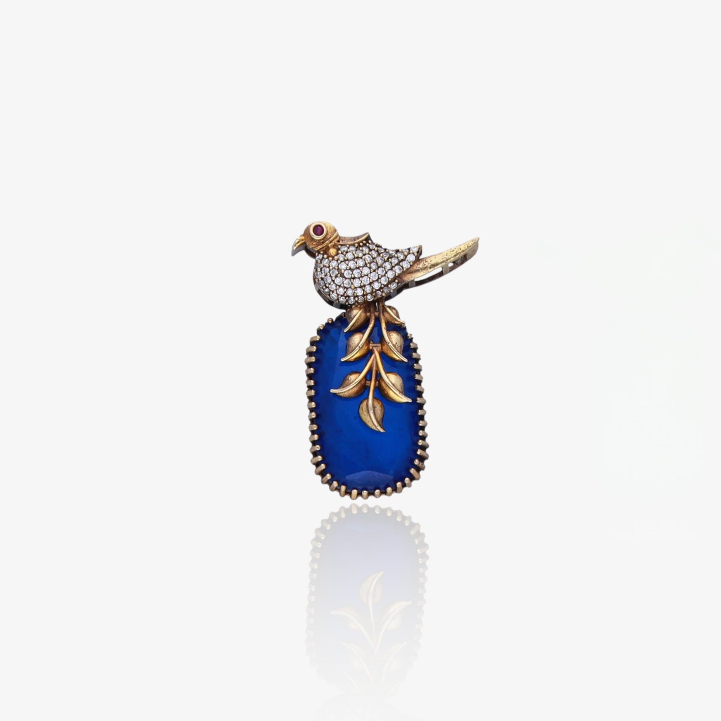 Parrot Pendant with Earrings