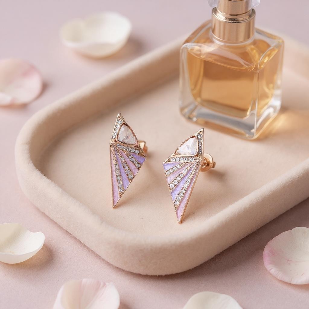 Pastel Geometric Studs